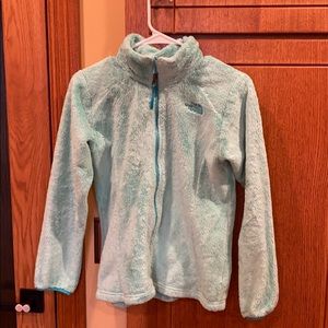 Aqua north face fleece